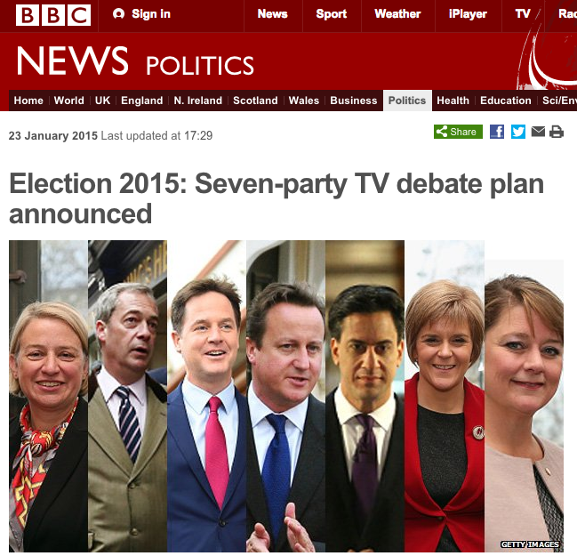7-party TV debate